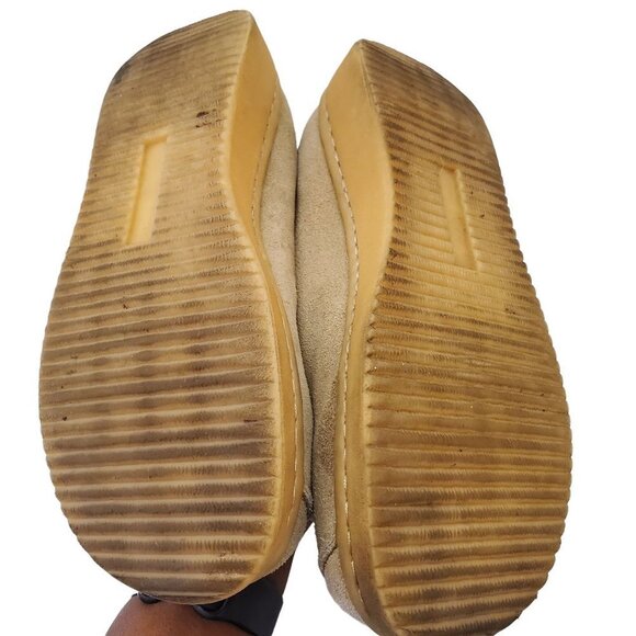 Vintage Nevada Candice Chunky Heel Suede Leather Shoes - Picture 4 of 6